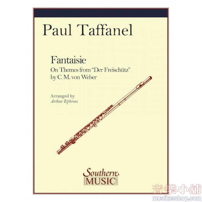 Paul Taffanel : Fantaisie on themes from Der Freischutz Flute Solo with Piano Accompanimen