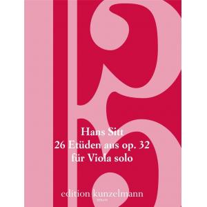 Hans Sitt : 26 Etüden Für Viola