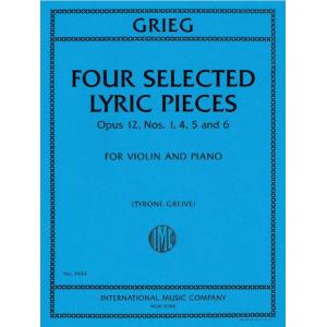 Grieg: 4 Lyric Pieces, Op. 12, Nos. 1, 4, 5, & 6 (...