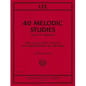Lee: 40 Melodic Studies, Op. 31 - Volume 2