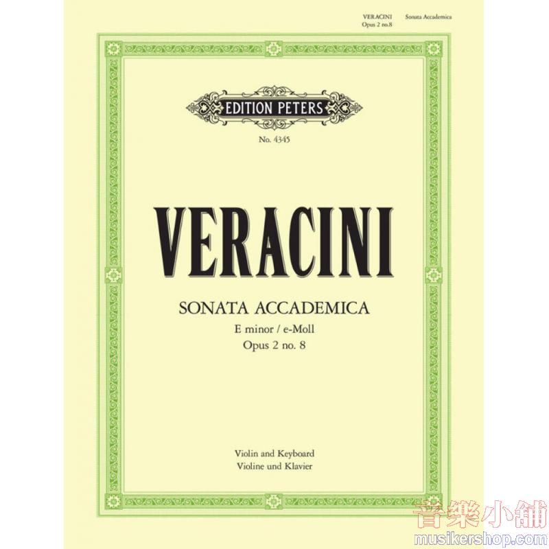 Francesco Maria Veracini : Sonata Accademica in E minor Op. 2 No. 8 (Instrumental Solo)