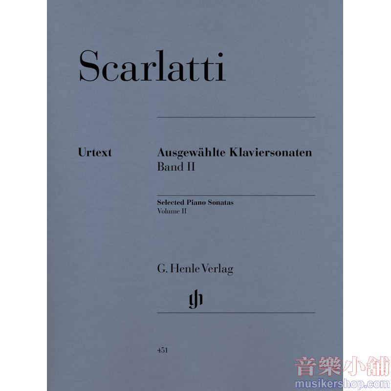 Domenico Scarlatti : Selected Piano Sonatas, Volume II Piano solo