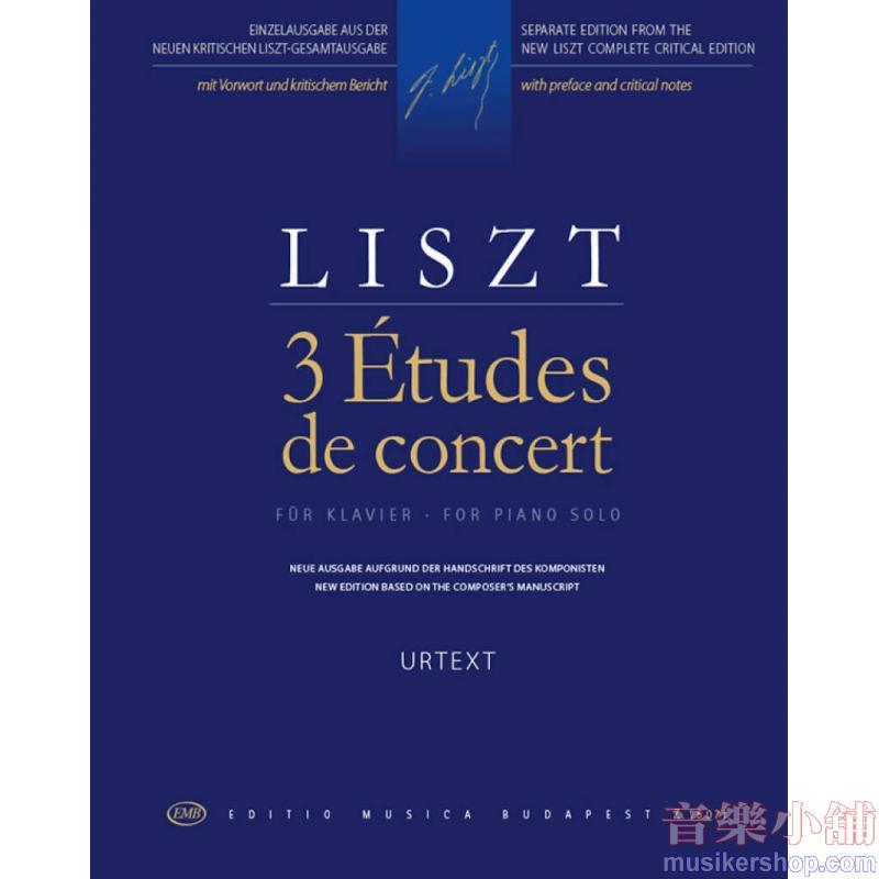Franz Liszt : 3 Études de concert