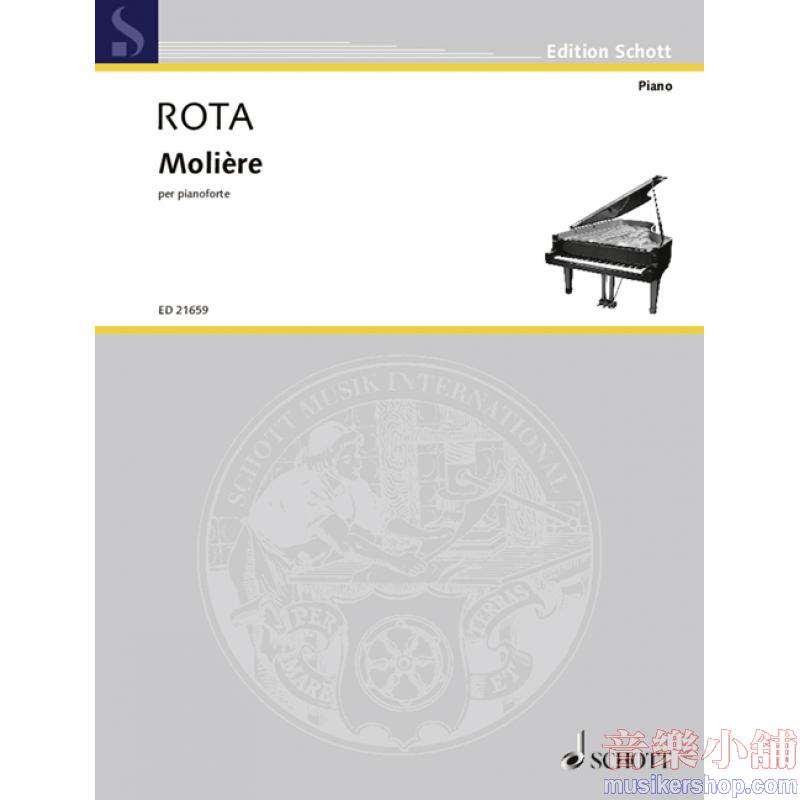 Nino Rota : Molière dal balletto 'Le Molière imaginaire' for Piano
