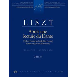 Franz Liszt : Après une lecture du Dante, Fantasia...
