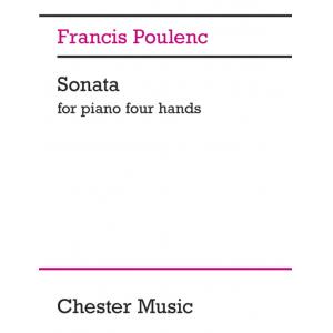 Francis Poulenc : Sonata For Piano 4 Hands For One...