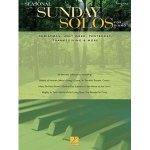 Seasonal Sunday Solos for Piano Christmas, Holy We...