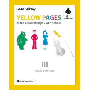 Colourstrings Yellow Pages - Violin School 3 Basic Bowings Method for Violin