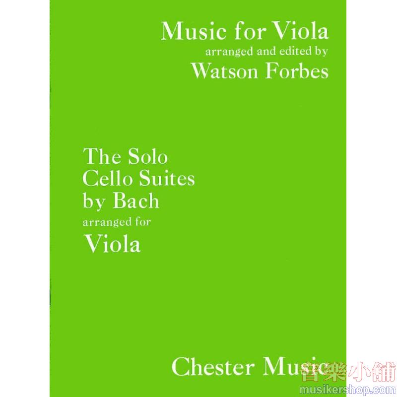 Bach : 6 Suites for Viola (Originally for Cello) Transcribed for Solo Viola