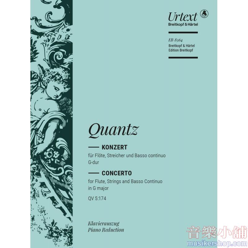 Johann Joachim Quantz : Flute Concerto in G Major, QV 5:174 (Piano Reduction for Flute and Piano)