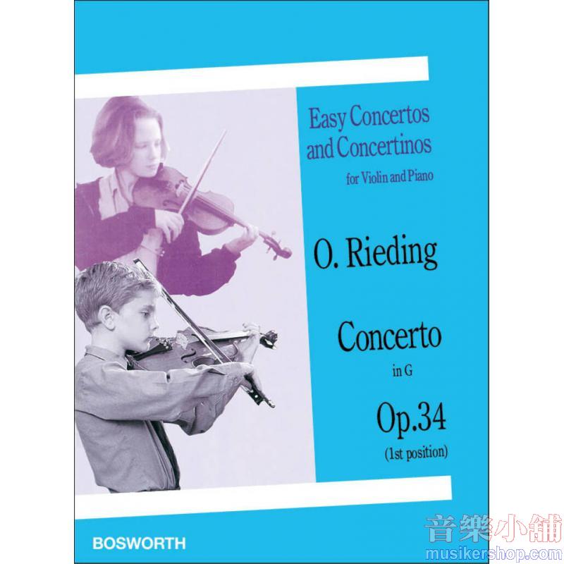 Oskar Rieding : Violin Concerto in G Major, Op. 34 Violin and Piano
