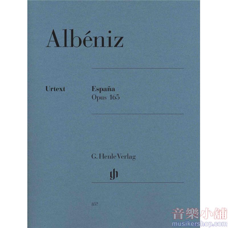 Isaac Albéniz : España op. 165 Piano solo