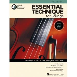 Essential Technique for Strings – Viola Book 3 wit...