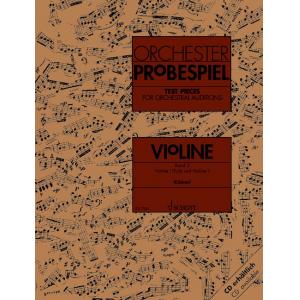 Test Pieces for Orchestral Auditions Violin Vol. 2