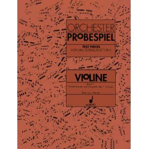 Test Pieces for Orchestral Auditions Violin Vol. 1