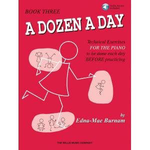 Edna-Mae Burnam : A Dozen a Day Book 3 – Book/Audi...