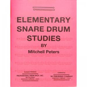 Mitchell Peters : Elementary Snare Drum Studies