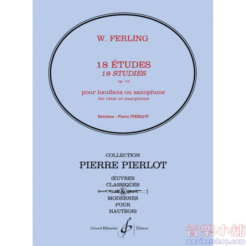 Ferling : 18 Etudes, Op. 12 Oboe Solo