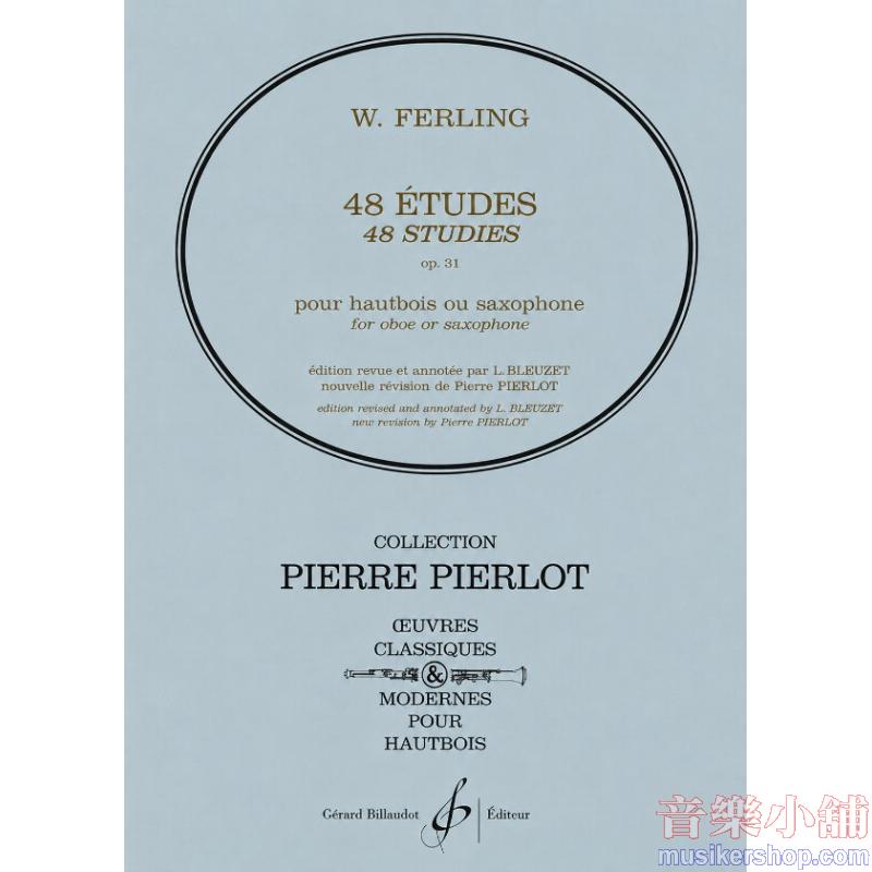 Ferling : 48 Etudes, Op. 31 Oboe or Saxophone Solo