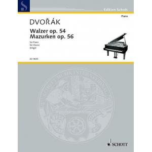 Antonín Dvořák : Waltzes Op. 54 and Mazurkas Op. 5...