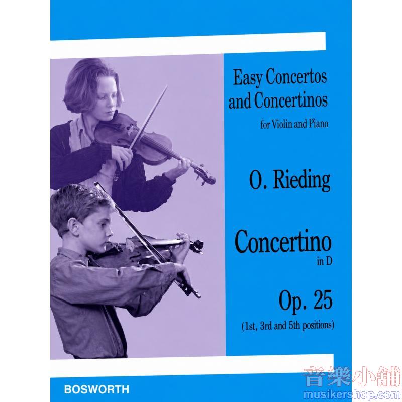 Oscar Rieding : Concertino in D Major, Op. 25 Violin and Piano