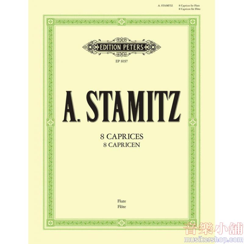 Anton Stamitz : 8 Caprices for Flute Solo