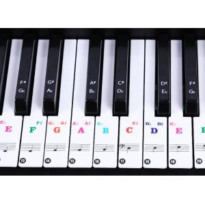 鋼琴鍵盤音符標Music Note Labels