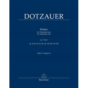 Dotzauer : Etudes for Violoncello solo, Volume II ...