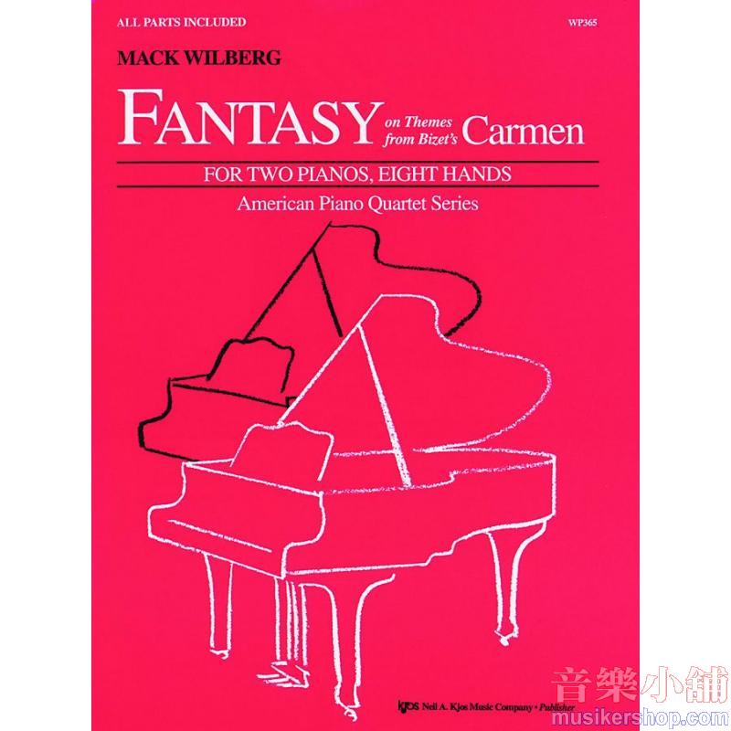 Fantasy on Themes from Bizet's Carmen 2 Pianos, 8 Hands