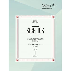 Jean Sibelius : 6 Impromptus, Op. 5 for Piano Solo