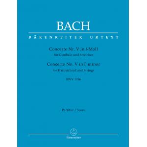 Bach : Concerto for Harpsichord and Strings no. 5 ...