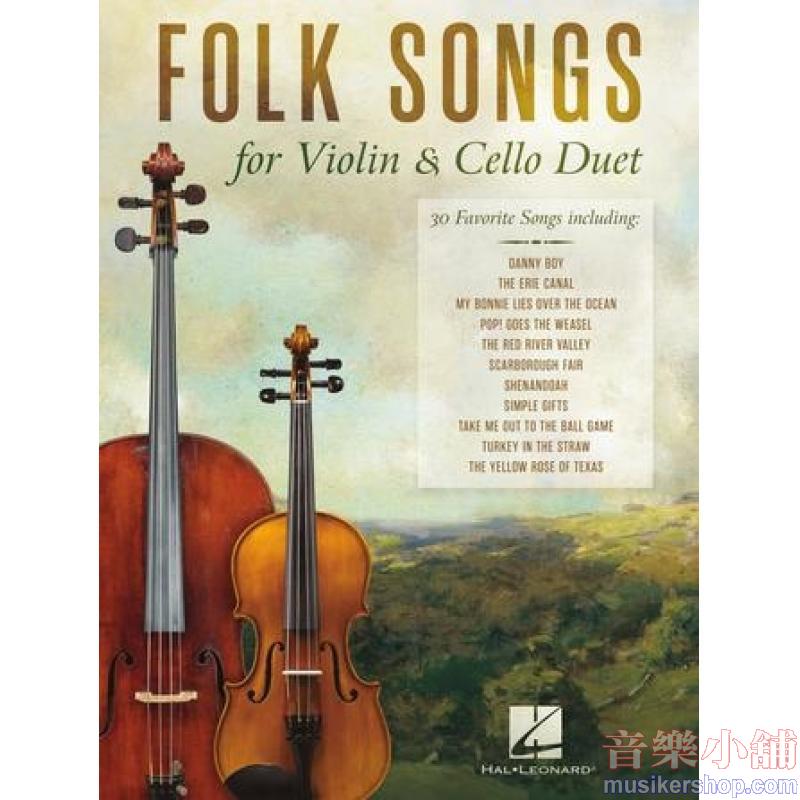 Folk Songs for Violin and Cello Duet
