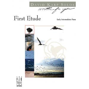 David Karp : First Etude Early Intermediate Piano Sheet