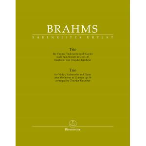 Brahms : Trio for Violin, Violoncello and Piano af...