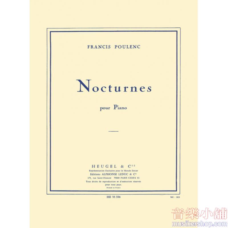 Francis Poulenc : 8 Nocturnes (Recueil Piano)